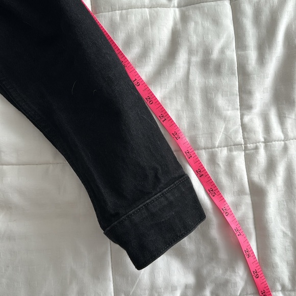 Abercrombie and Fitch Black Denim Jacket - Picture 4 of 8